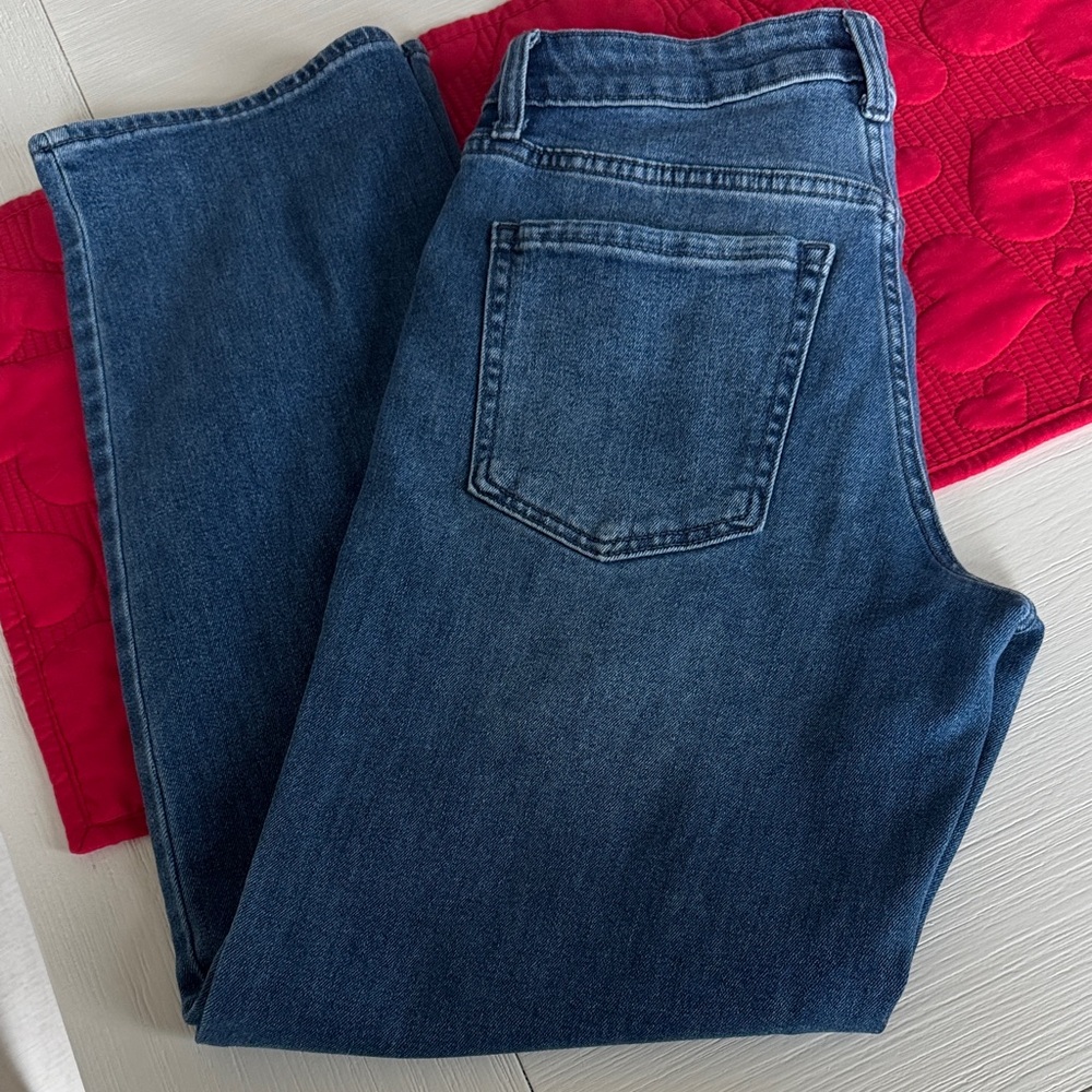 Old Navy High-waisted Wow Loose Blue Jeans
